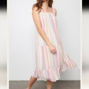 Rails Amaya Juliette Striped Midi Dress Size XS